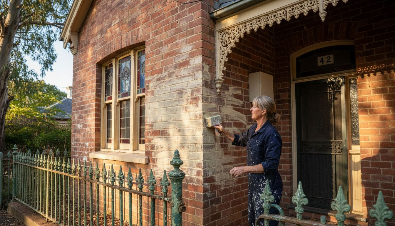 Specialist painting heritage Melbourne home exterior
