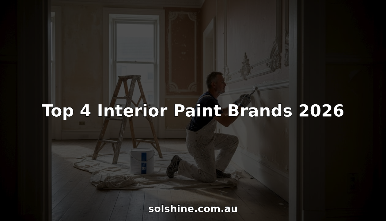 Painter restoring heritage interior living room