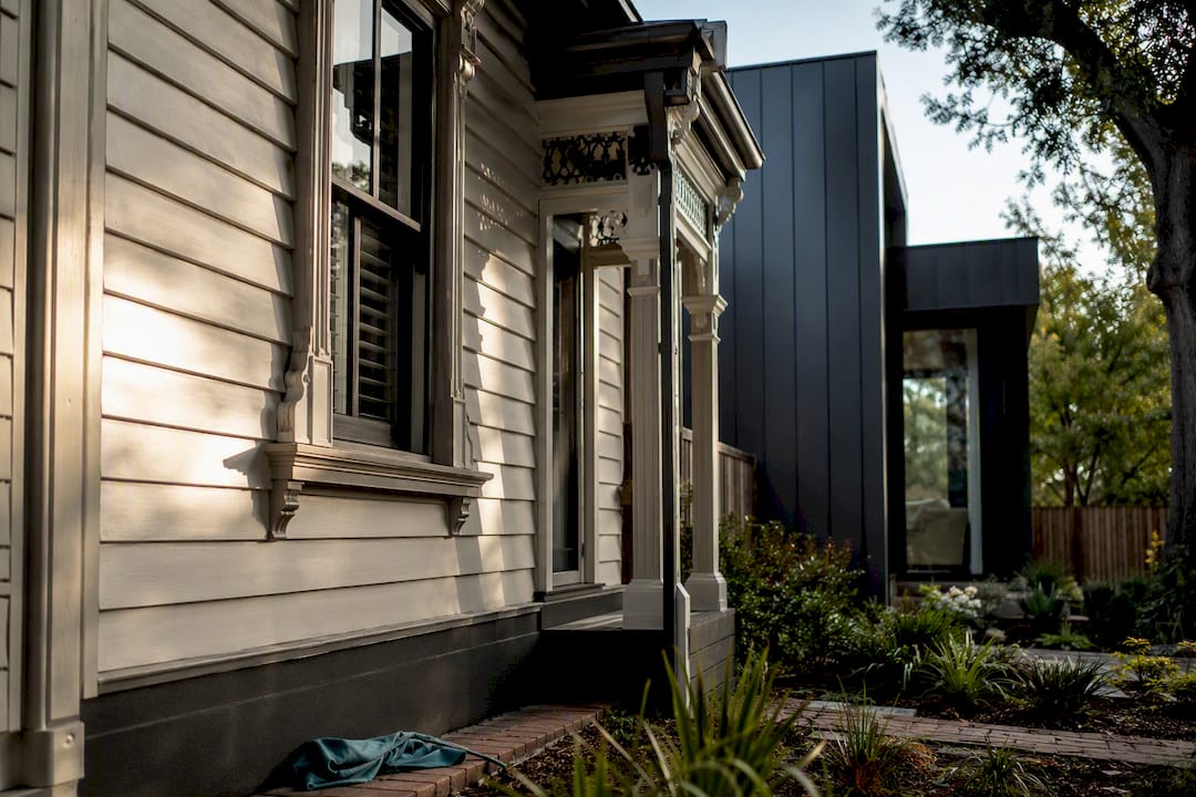 Restored Melbourne heritage weatherboard facade
