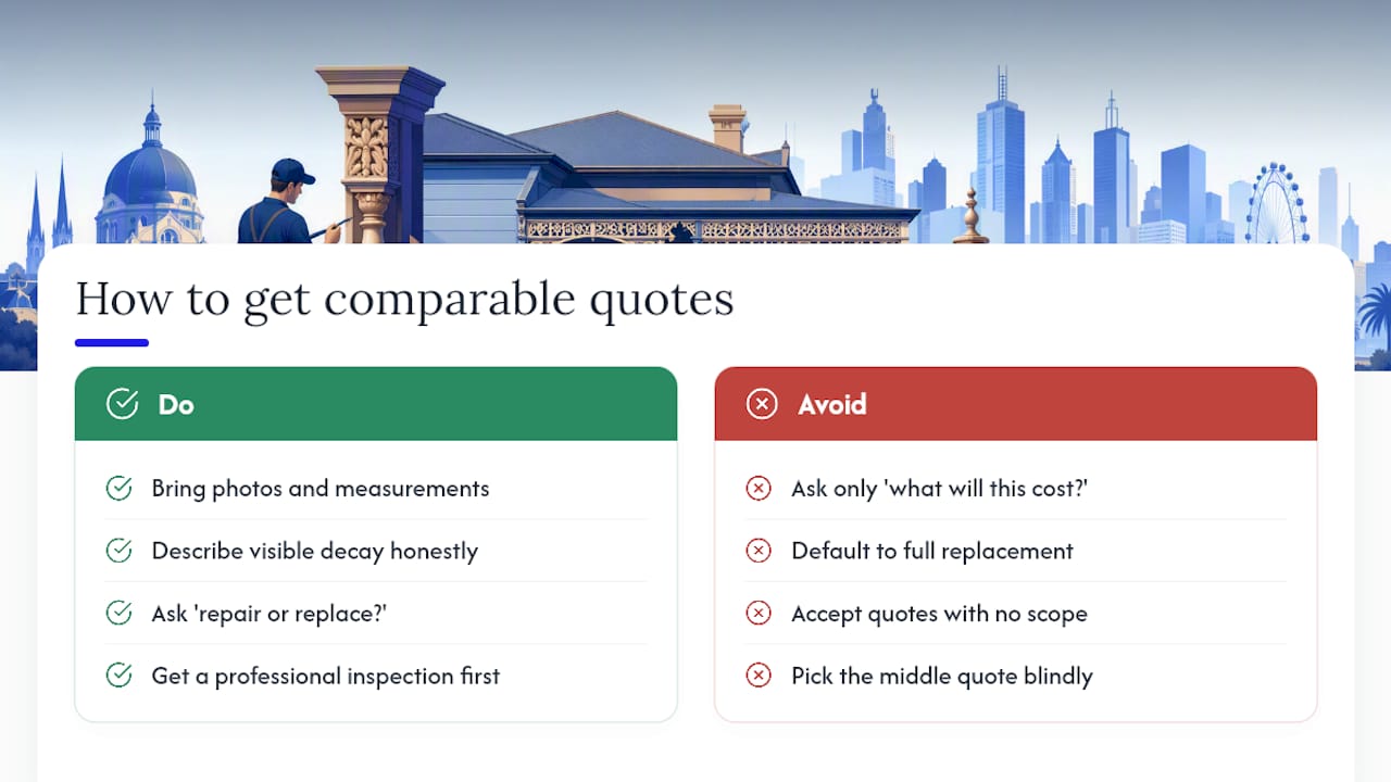 What Melbourne homeowners consistently get wrong about cost — overview diagram
