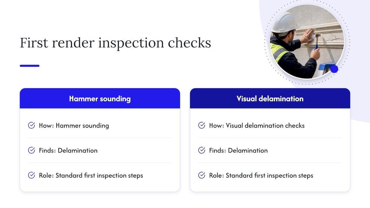 Two render inspection methods compared